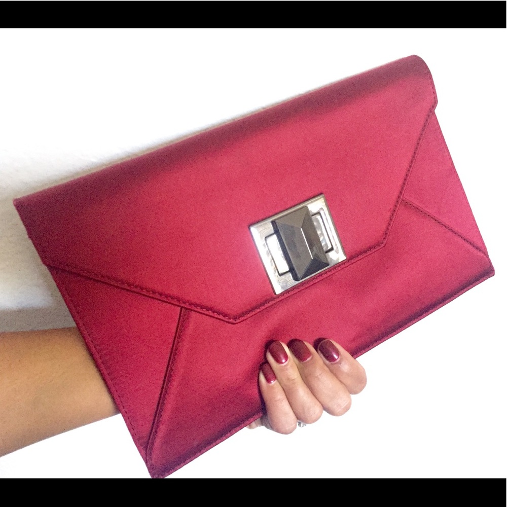 BCBG Maxazria Red Clutch